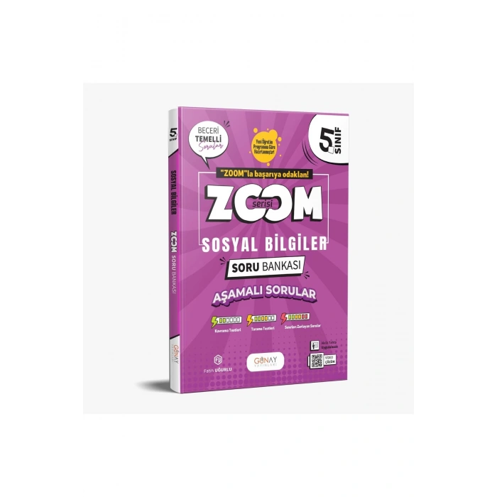 5. Sınıf Zoom Serisi Sosyal Bilgiler Soru Bankası 2025-2026 (YENİ MÜFREDATA UYUMLU)