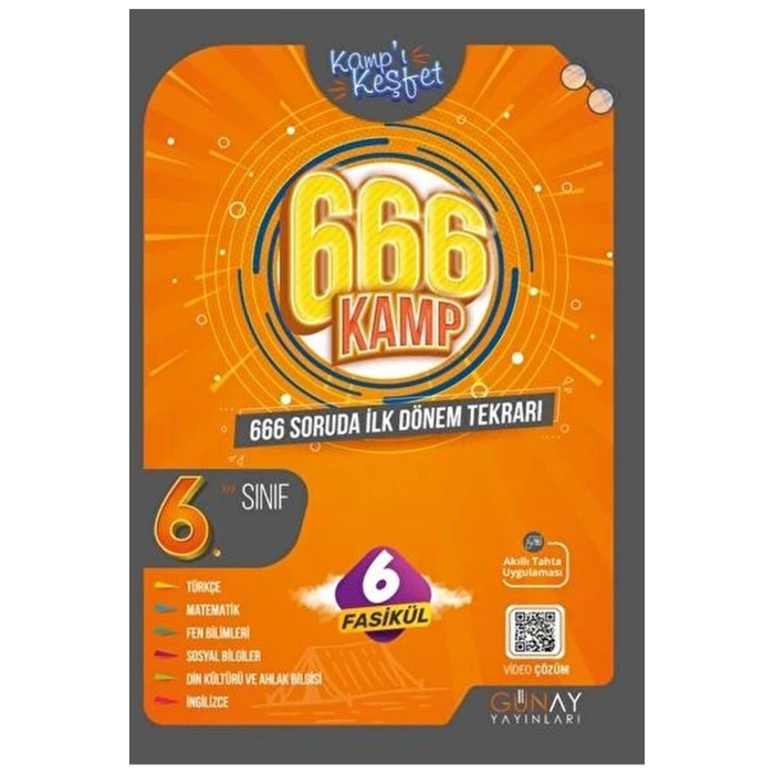 6. Sınıf 666 Soruda İlk Dönem Kamp Kitabı