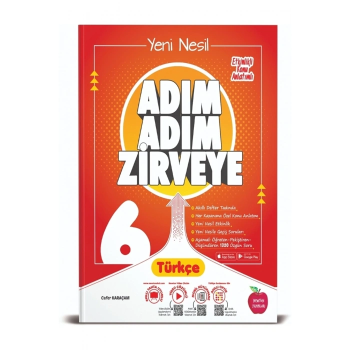 6. Sınıf Adım Adım Zirveye Türkçe Soru Bankası / Cafer Karaçam / Newton Yayınları / 9786057336699