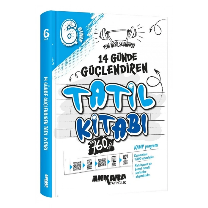 6.sınıf 14 Günde Güçlendiren Tatil Kitabı