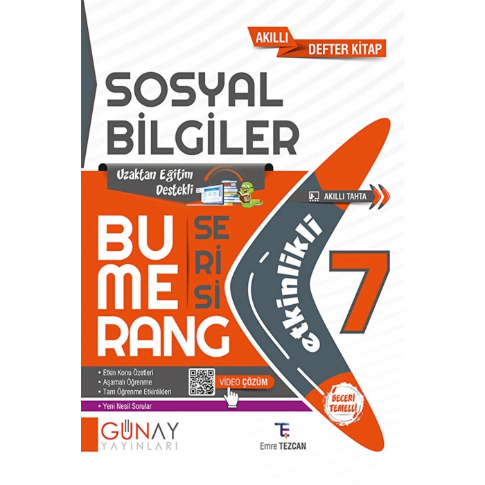 7. Sınıf Bumerang Serisi Etkinlikli Sosyal Bilgiler