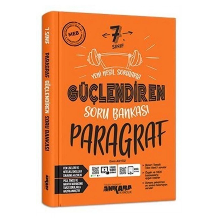 7. Sınıf Güçlendiren Paragraf Soru Bankası Yeni Nesil 2023