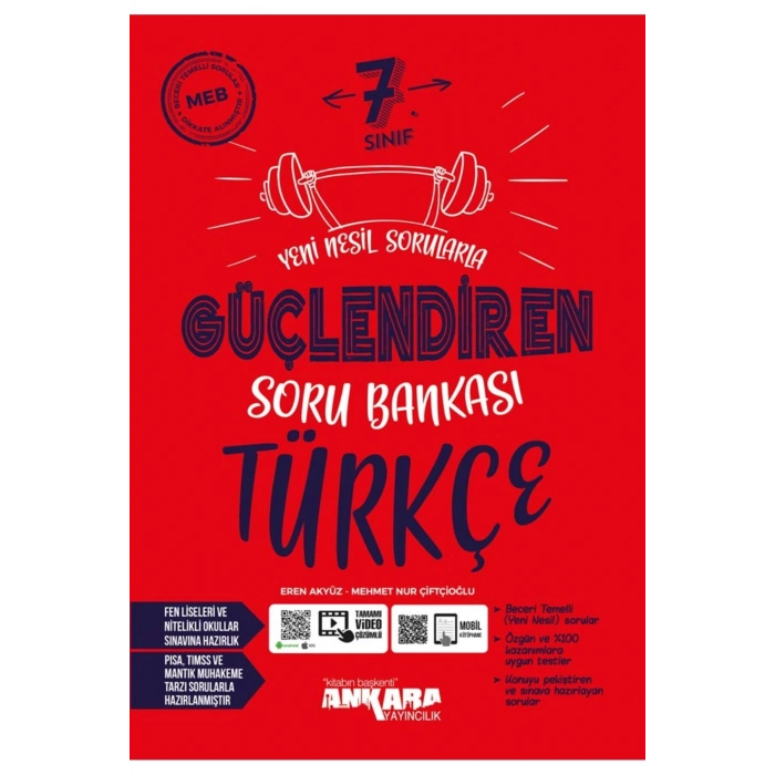 7. Sınıf Güçlendiren Türkçe + Matematik + Fen Bilimleri + Sosyal Bilgiler Soru Bankası