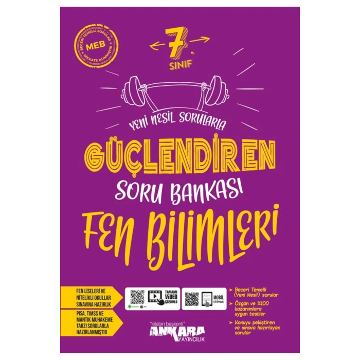 7. Sınıf Güçlendiren Türkçe + Matematik + Fen Bilimleri + Sosyal Bilgiler Soru Bankası