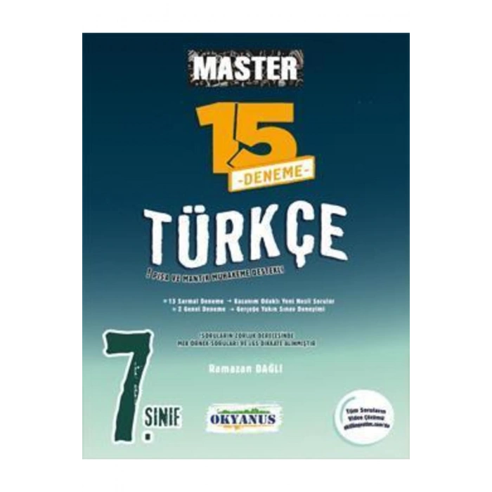 7. Sınıf Master 15 Türkçe Denemesi