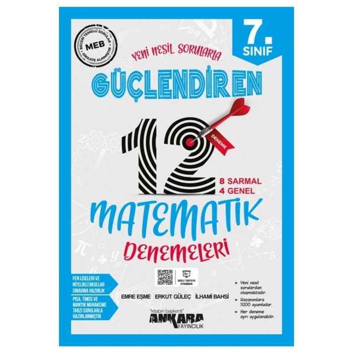 7. Sınıf Matematik Güçlendiren 12 Deneme