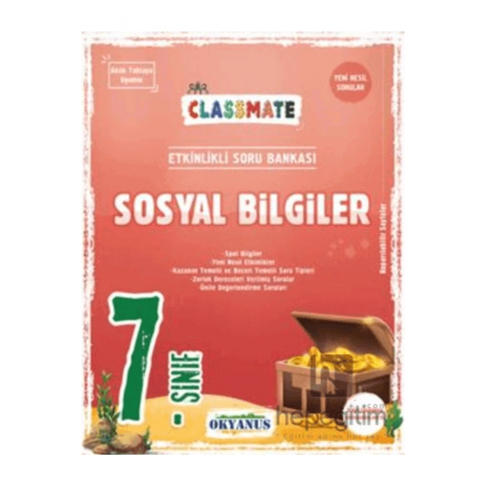 7. Sınıf Sosyal Bilgiler Classmate Soru Bankası