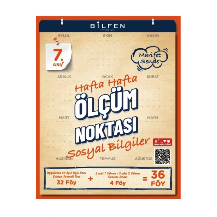7. Sınıf Sosyal Bilgiler Hafta Hafta Ölçüm Noktası YENİ ÜRÜN