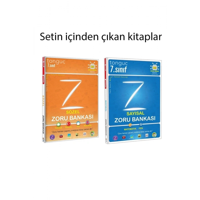 7. Sınıf Tüm Dersler Zoru Bankası Seti Sayısal Sözel 2025