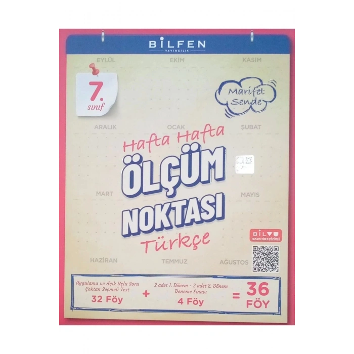 7. Sınıf Türkçe Hafta Hafta Ölçüm Noktası YENİ ÜRÜN