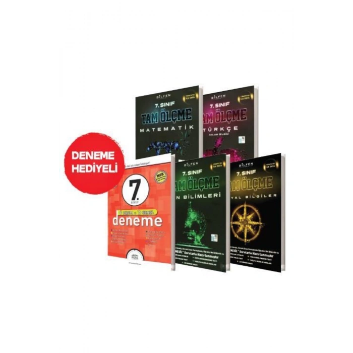7.sınıf Tam Ölçme Seti 4 Kitap -
