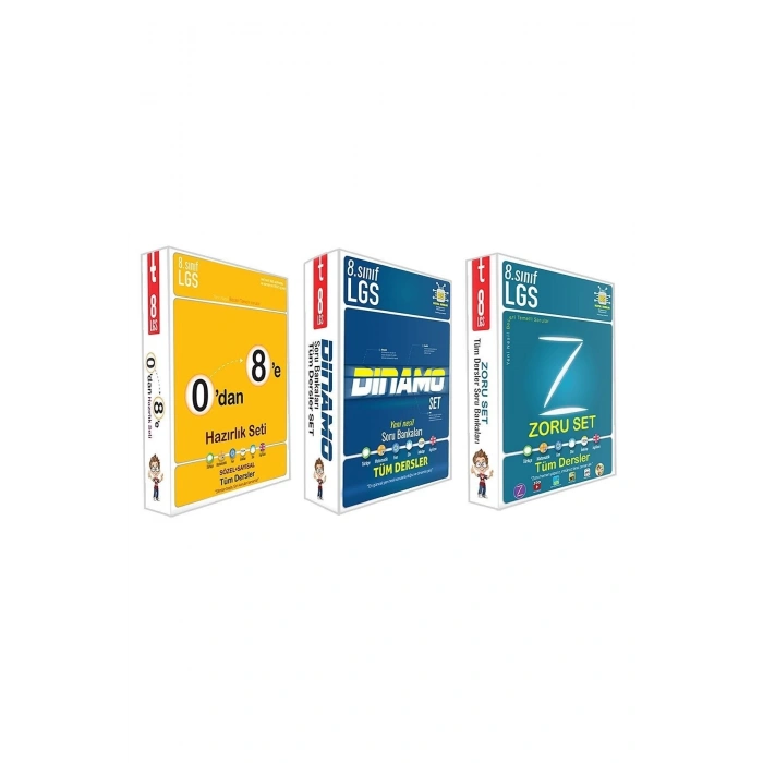 8. Sınıf 0 Dan 8 E Konu Anlatımlı Zoru Dinamo Soru Bankası Full Set 12 Kitap