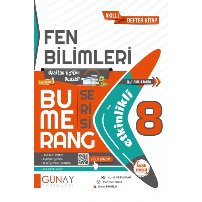 8. Sınıf Bumerang Serisi Fen + İnkılap +Matematik + Türkçe Konu Anlatımlı ve Etkinlikli Soru Bankası