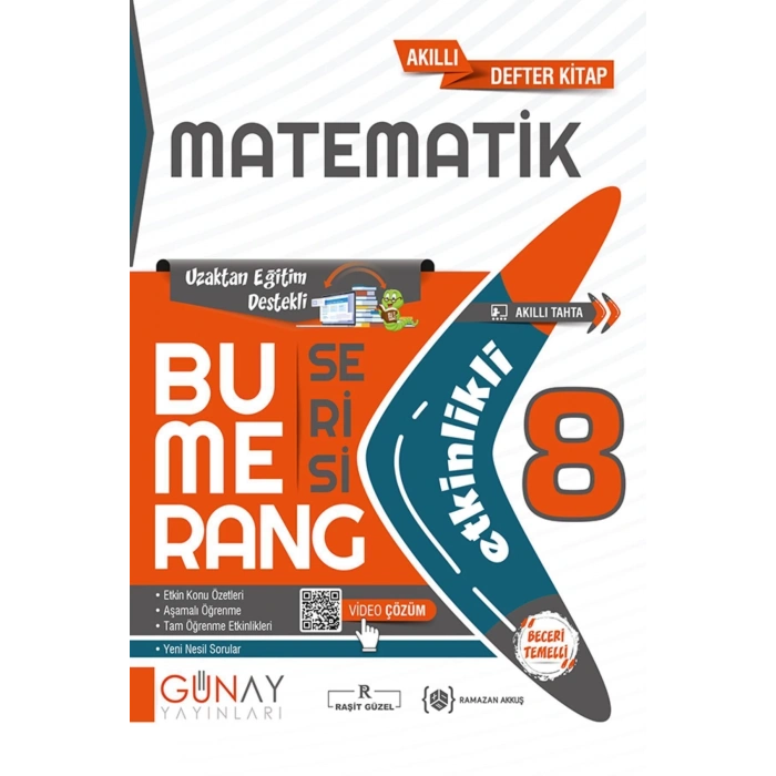 8. Sınıf Bumerang Serisi Fen + İnkılap +Matematik + Türkçe Konu Anlatımlı ve Etkinlikli Soru Bankası