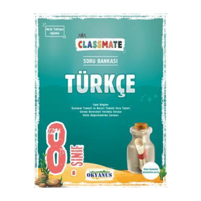 8. Sınıf Classmate Türkçe Soru Bankası ve 8. Sınıf Challenger Matematik Soru Bankası