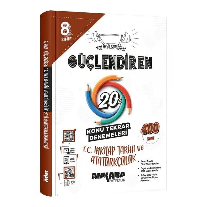 8. Sınıf Güçlendiren T.c. Inkılap Tarihi Ve Atatürkçülük 20li Konu Tekrar Denemesi
