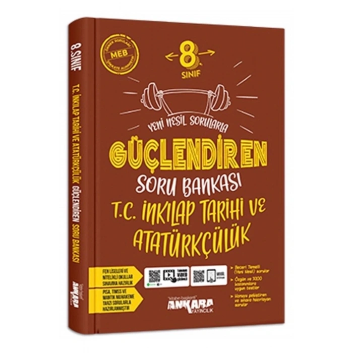 8. Sınıf Inkılap Tarihi Güçlendiren Soru Bankası & 8. Sınıf Din Kültürü Güçlendiren Soru Bankası
