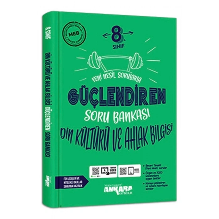 8. Sınıf Inkılap Tarihi Güçlendiren Soru Bankası & 8. Sınıf Din Kültürü Güçlendiren Soru Bankası
