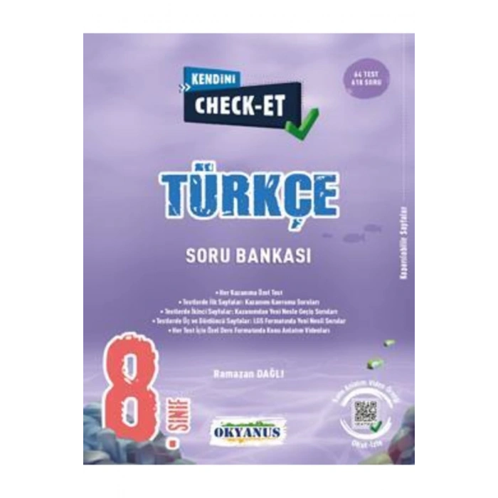 8. Sınıf Kendini Check - Et Türkçe Soru Bankası