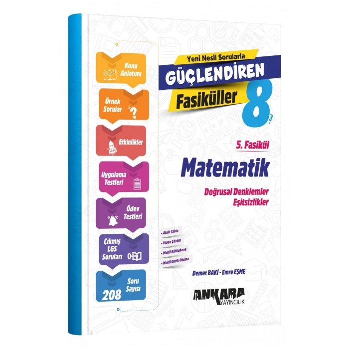 8. Sınıf Matematik Güçlendiren 5. Fasikül