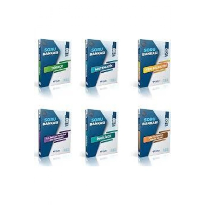 8. Sınıf Soru Bankası Seti 6 Kitap