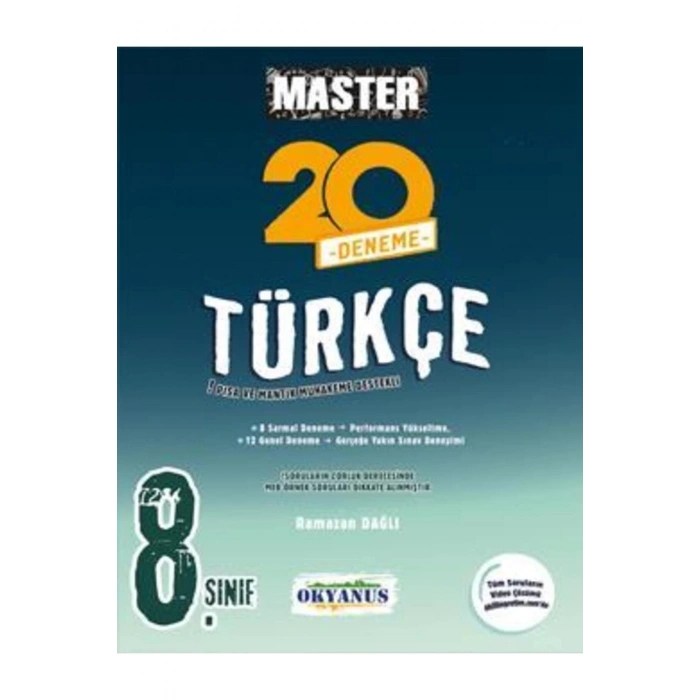 8. Sınıf Türkçe Master 20 Denemesi