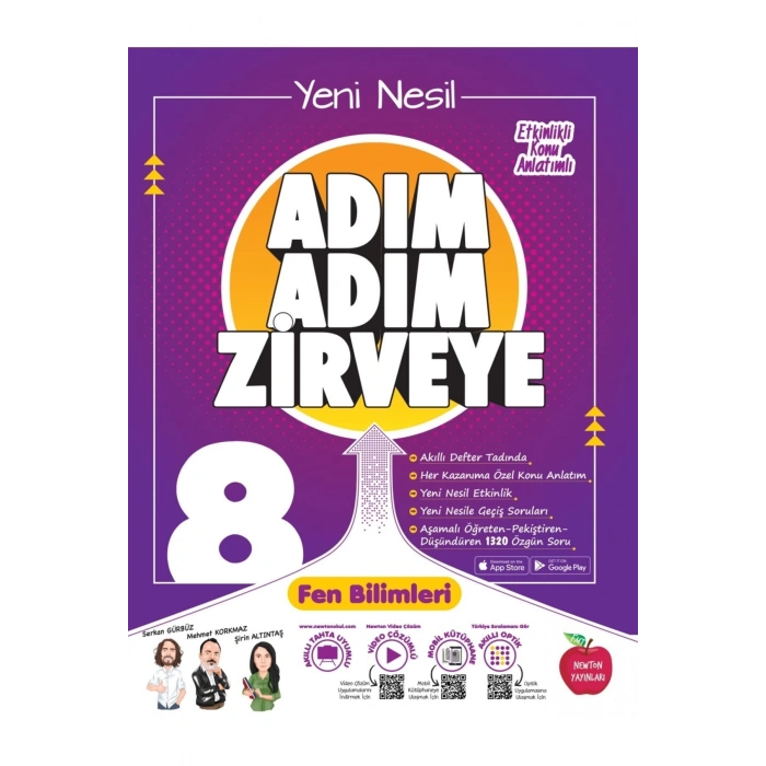 8.sınıf Fen Bilimleri Adım Adım Zirveye Soru Bankası