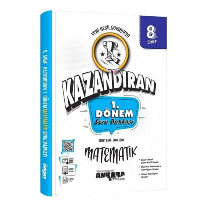 Ankar Yayıncılık Lgs Kazandıran 8.sınıf 1.dönem Matematik Soru Bankası