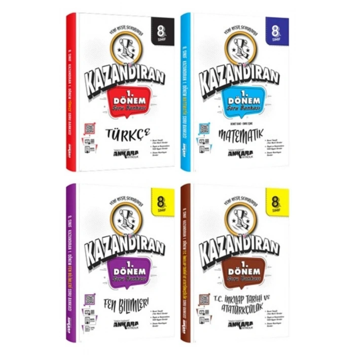 Ankara Lgs 1.dönem Kazandıran Türkçe-matematik-fen-inkılap Soru Bankası