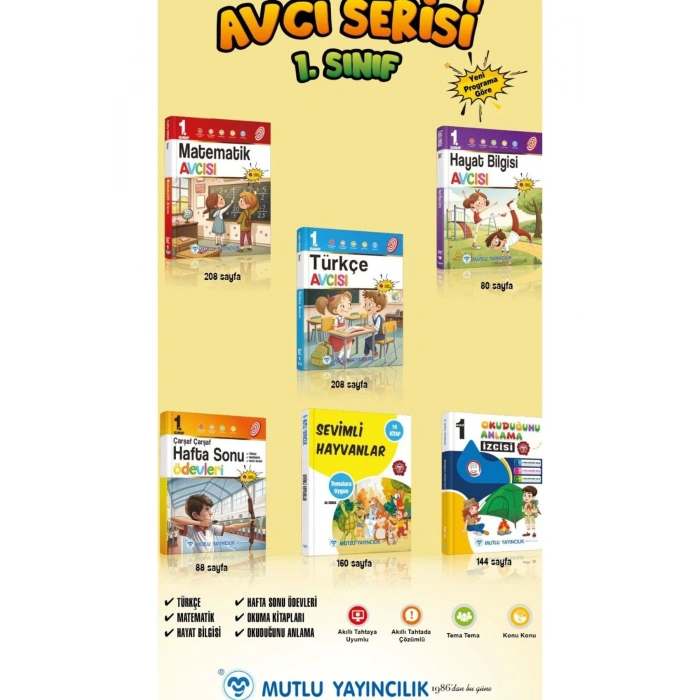 Avcı Serisi 1.Sınıf Set ( 2024-2025 Yılı)