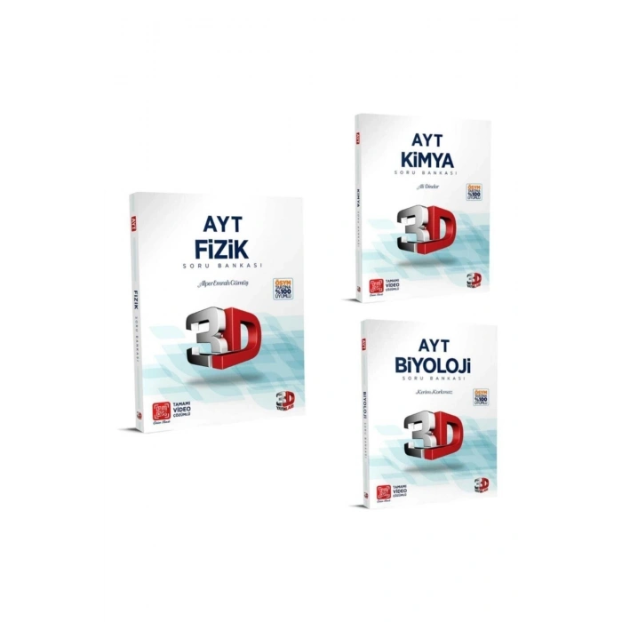 Ayt 3lü Set Fizik - Kimya - Biyoloji