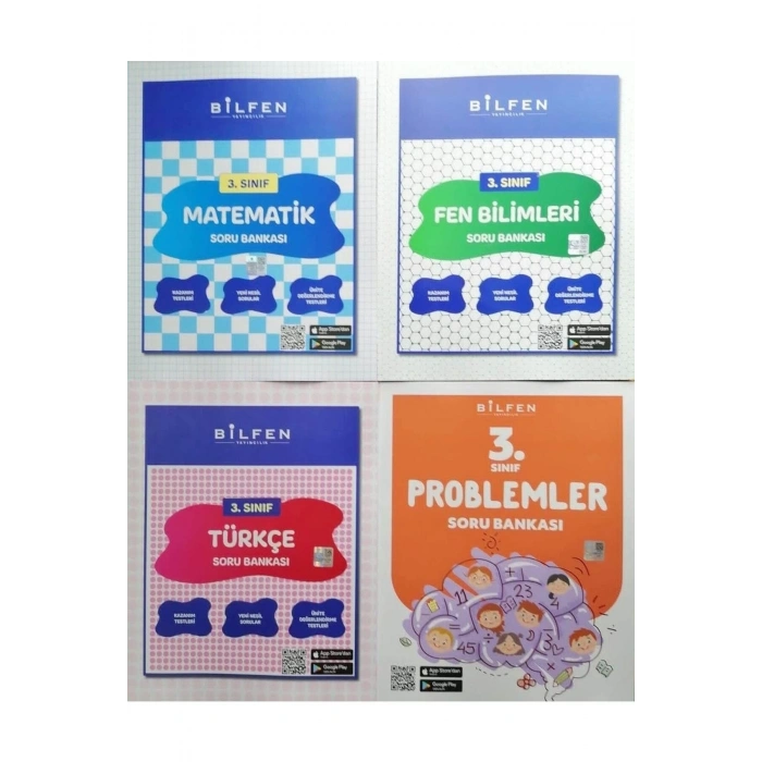 Bilfen 3.sınıf 4lü Soru Bankası Seti