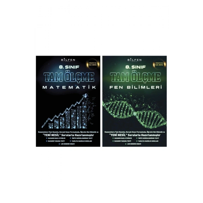 Bilfen 8. Sınıf Matematik Fen Bilimleri Tam Ölçme Seti 2 Kitap