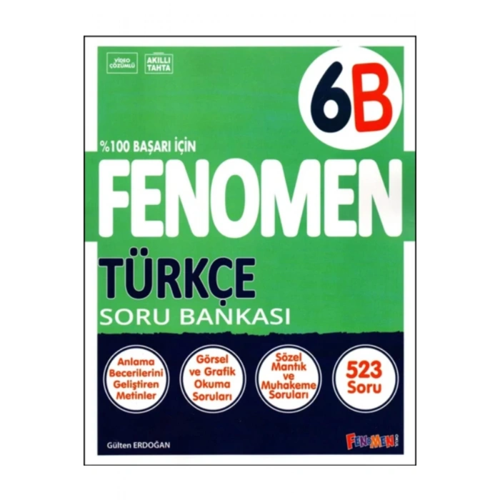 Fenomen 6. Sınıf Türkçe Soru Bankası (B)
