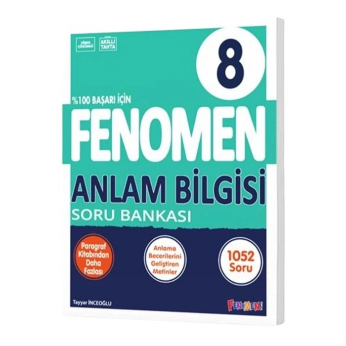 Fenomen 8. Sınıf Anlam Bilgisi Soru Bankası 2025/2026 Müfredata Uygundur