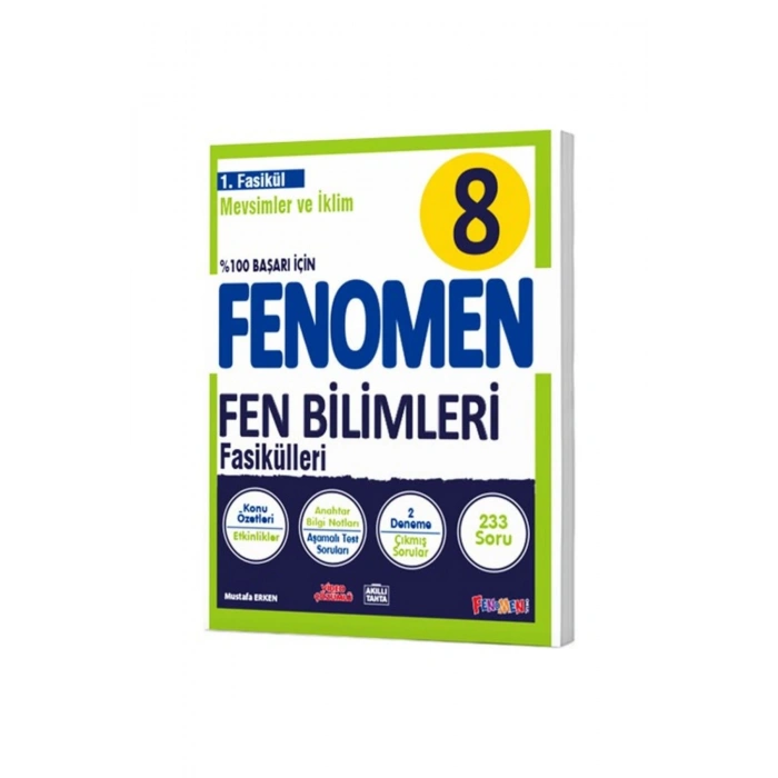 Fenomen Yayınları Fenomen 8 Fen Bilimleri 1.2.3.4.5.6 Fasikül