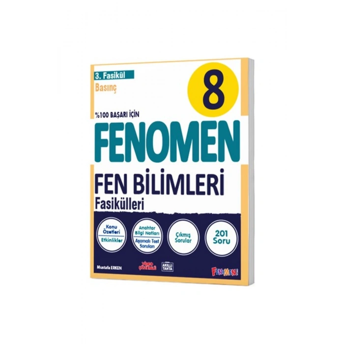 Fenomen Yayınları Fenomen 8 Fen Bilimleri 1.2.3.4.5.6 Fasikül