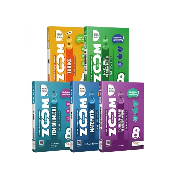 Günay Yayıncılık Yeni Zoom 8.sınıf Soru Bankası Seti