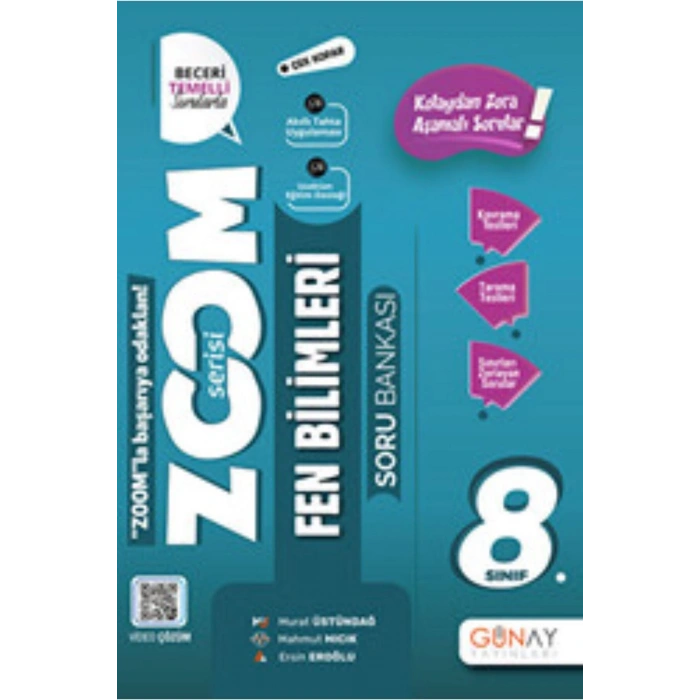 Günay Yayıncılık Yeni Zoom 8.sınıf Soru Bankası Seti
