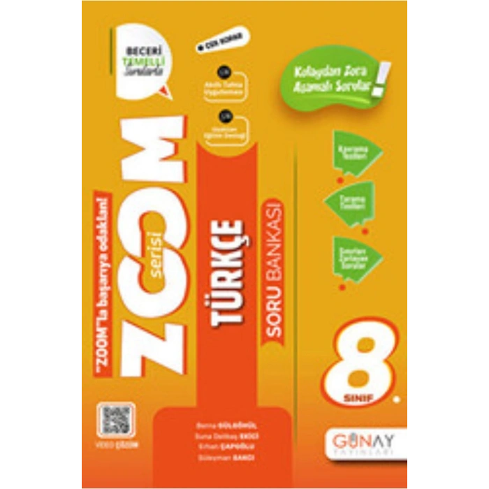 Günay Yayıncılık Yeni Zoom 8.sınıf Soru Bankası Seti