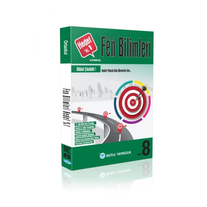 Hedef % 1 Fen Bilimleri Yeni Nesil Soru Bankası 8.sınıf Mutlu Yayınları