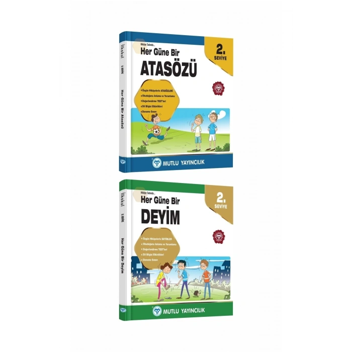 Her Güne Bir Atasözü 2.seviye + Her Güne Bir Deyim 2li Set
