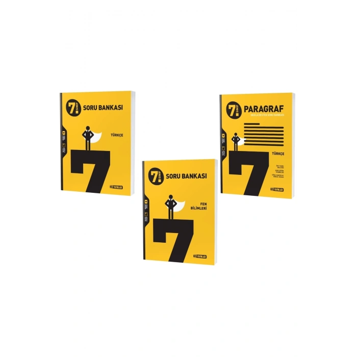 Hız 2023 7. Sınıf Fen Bilimleri + Türkçe + Paragraf Soru Seti 3 Kitap