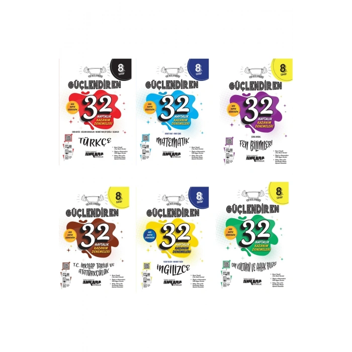Lgs 8. Sınıf Güçlendiren 32 Haftalık Denemeleri