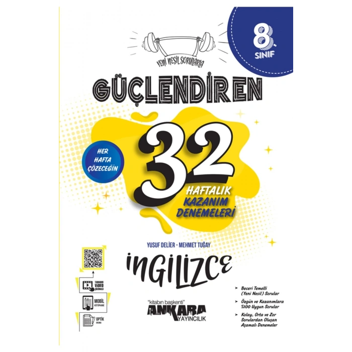 Lgs 8. Sınıf Güçlendiren 32 Haftalık Denemeleri