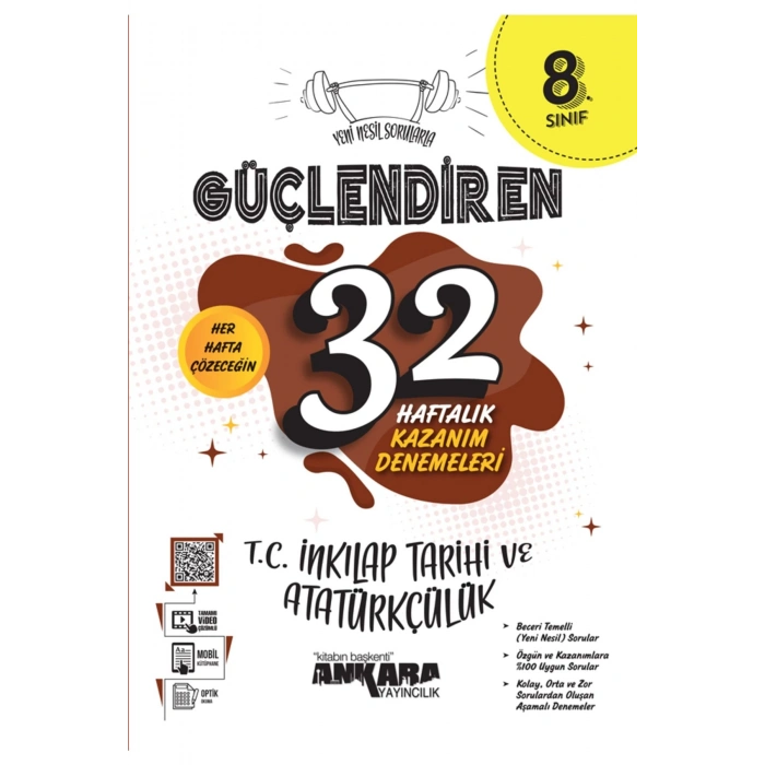 Lgs 8. Sınıf Güçlendiren 32 Haftalık Denemeleri