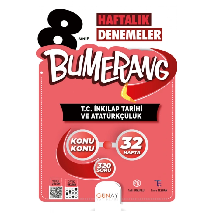 Lgs 8.sınıf Bumerang 32 Haftalık T.c. Inkılap Tarihi Ve Atatürkçülük Denemeleri