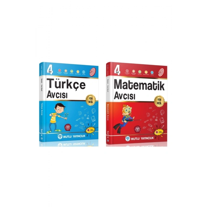 Mutlu 4.sınıf Avcı Matematik-türkçe Set