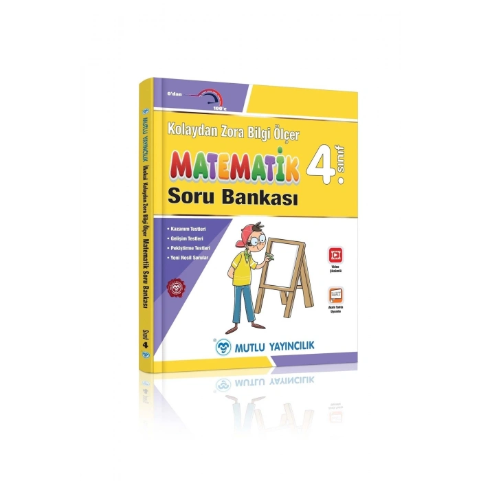 Mutlu Bilgi Ölçer Kolaydan Zora Bilgi Ölçer Matematik Soru Bankası 4.sınıf ( Yeni Ürün) !!