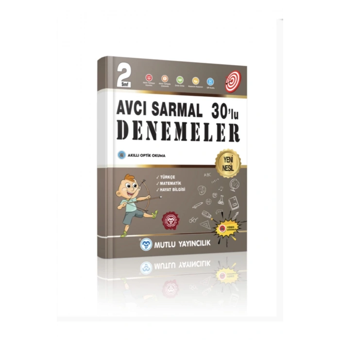 Mutlu Yayıncılık 2. Sınıf Avcı Serisi Seti (yeni Basım, Yeni Nesil Sorular, 8 Kitap)